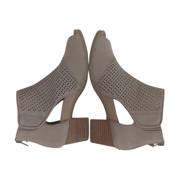 Earth Ivy Sahara Open Toe Leather Shooties 9W Tan - Picture 12 of 16